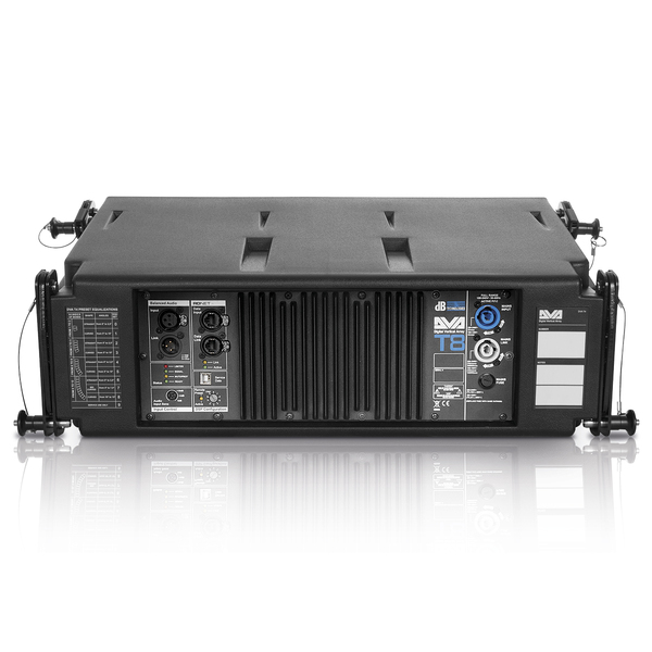 ACTIVE 3-WAY LINE-ARRAY MODULE, 1X 8” NEO WOOFER, BANDPASS DESIGN, 1X 6.5” HORNLOADED NEO MID WOOFER